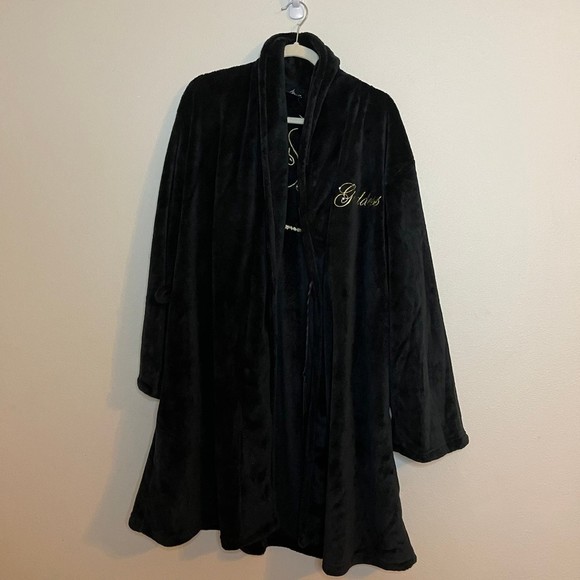 Baby Phat Intimates & Sleepwear Nwt Baby Phat Size Lxl Black Robe